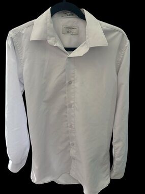 Tuxedo Park White Slim Fit Microfiber Tuxedo Shirt